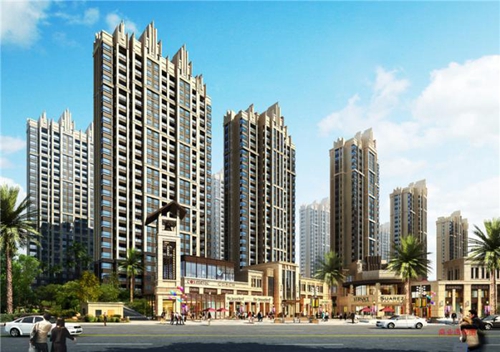 海南澄迈富力红树湾项目鸟瞰实景图